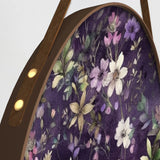 Soft Botanical Romantic Floral Round Framed Canvas Wall Painting - Set of 3