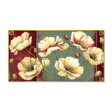 Modern Golden Flower Canvas Painting for Home & Office Décor