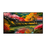 Blossom Floral Tree Canvas Vibrant Nature Wall Painting