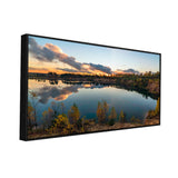 Calm Lake Reflection Canvas Wall Art Painting