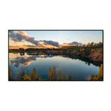 Calm Lake Reflection Canvas Wall Art Painting