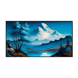 Himalayan Snowy Peaks Floating Framed Canvas Wall Painting