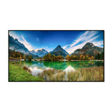 Beautiful Nature Calm Lake Reflection Canvas Wall Painting with Floating Frame