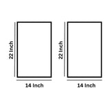 Minimalist Boho Style Modern Abstract Canvas Wall Painting Two Pieces