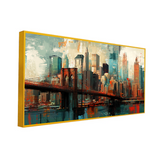 Brooklyn Bridge New York City Manhattan World Trade Center Canvas Painting
