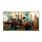 Brooklyn Bridge New York City Manhattan World Trade Center Canvas Painting