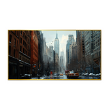 New York City Dynamic Cityscape Canvas Wall Painting