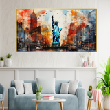 Statue of Liberty Big Canvas Painting for Wall Décor