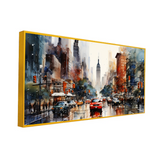 Architecture Metropolis Cityscape Building Canvas Wall Painting