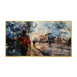 Abstract Modern City Digital Printed Canvas Wall Painting