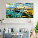 Famous Painting Oscar Kokoshka Print on Canvas, "Venice Adgana"