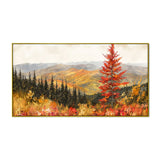 Autumn Forest Seasonal Nature Canvas Wall Painting
