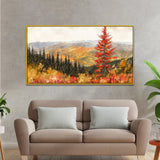 Autumn Forest Seasonal Nature Canvas Wall Painting