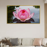 Pink Water Lily Vastu Canvas Wall Art Painting for Home Décor