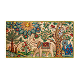 Madhubani Folk Art Canvas Wall Painting for Wall Decoration