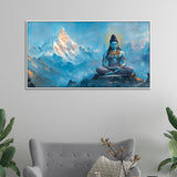 Lord Shiva Religious Canvas Wall Painting for Home and Office Décor