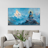 Lord Shiva Religious Canvas Wall Painting for Home and Office Décor