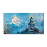 Lord Shiva Religious Canvas Wall Painting for Home and Office Décor