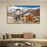 Kedarnath Dham Temple Bhagwan Lord Shiva Mandir Canvas Wall Painting