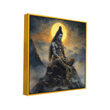 Meditating Lord Shiva Spiritual Canvas Wall Painting