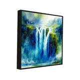 Celestial Falls – Fantasy Waterfall Vastu Canvas Wall Painting