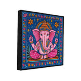 Divine Ganesha Traditional Indian Canvas Wall Painting