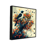 Harmony in Bloom Bird on Tree Decorative Canvas Wall Painting