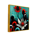 Modern Abstract Floral Canvas Wall Painting