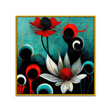 Modern Abstract Floral Canvas Wall Painting