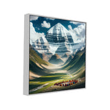 Sacred Serenity Mount Kailash Meditation Gathering Canvas Wall Painting