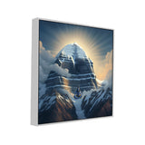 Lord Shiva Meditation Near Kailash Mountain Canvas Wall Painting