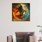 Fire & Ice Cosmic Dance Mahadev Vastu Wall Painting for Home & Office Décor