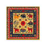 Traditional Madhubani Folk Art Canvas Painting for Home and Office Décor