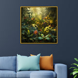 Mystical Tropical Jungle Canvas Wall Painting