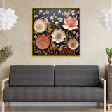 Modern Multicolor Flowers Canvas Wall Painting
