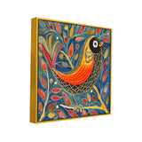 Vibrant Indian Art Madhubani Design Canvas Wall Decorative Painting