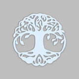 Beautiful Life of Tree Backlit Wooden Wall Decor with LED Night Light Walnut Finish