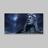 Lord Shiva with Moon on the Head Wall Painting