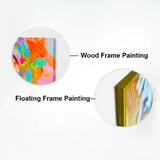 Beautiful Road Leading with Sunset Abstract Design Canvas Wall Paintings