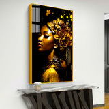 Golden Women Modern Acrylic Wall Paintings & Arts