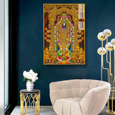 Lord Tirupati Balaji And Goddess Lakshmi Acrylic Wall Paintings & Arts