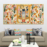 Lord Krishna Shrinathji Pichwai Art Wall Painting