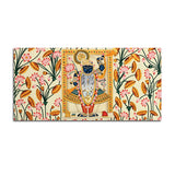 Lord Krishna Shrinathji Pichwai Art Wall Painting