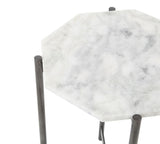 Accent Marble End Table
