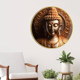 Round Gautam Buddha Artistic Wall Painting