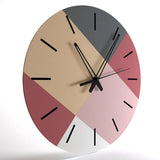 Beautiful Colour Palette Big Design Wall Clock