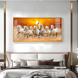 Abstract Horse Acrylic Wall Painting – Modern Horse Canvas Art for Home
