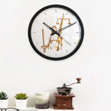 Handcrafted Wall Clock for Lawyer's Office