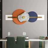 Blue And Orange Wall Decor Metal Wall Art