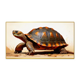 Modern Luxury Golden Shell Turtle Painting